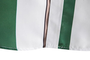 เสื้อยืดลำลองสำหรับผู้ชายสำหรับฤดูร้อนเสื้อยืดชายหาดพิมพ์ลายทางผ้าคอตตอน100% ระบายอากาศได้ดี - Product Image 6