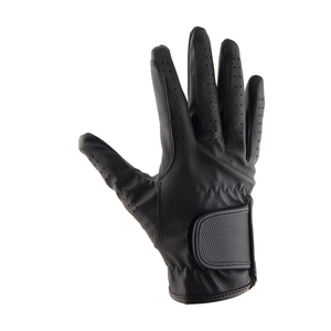 Derniers modèles de gants d'équitation avec logo personnalisé Gants d'équitation en cuir Cabretta pour femmes Gants de polo en cuir souple - Product Image 3