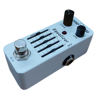 Tone Weal BEQ Bass EQ Pedal 5-Band Analog Mini dengan True Bypass Konstruksi Aluminium Kontrol Kenop yang Nyaman Digenggam