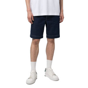 Low Moq <b>Men's</b> Fashion 7th Length Vintage Distressed Flared <b>Cropped</b> Denim <b>Pants</b> <b>Men</b> Straight Mid Summer Jeans Shorts - Product Image 4