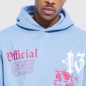 Meilleurs survêtements évasés pour hommes Sweat à motif uni imprimé de logo personnalisé 100% coton toutes les tailles disponibles pour l'hiver - Product Image 5