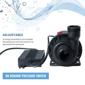 Pompe à eau AMBOHR WP-DC80A/G/F 1/2HP 1HP DC12V/24V pour bain froid, fontaine à eau pour animaux, baignoire, refroidissement – Neuve - Product Image 2