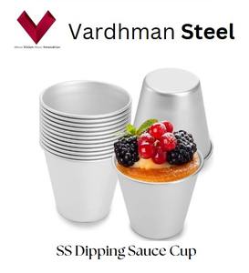 Factory Outlet Sale Cheap Price Stainless Steel <b>Dipping</b> Sauce Cup, Metal <b>dipping</b> sauce cup, Steel <b>dipping</b> cup, sauce bowl - Product Image 5