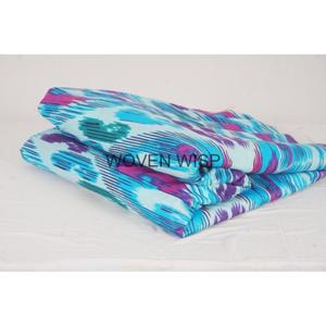 Wholesale Indian Floral Block Printed 100% Cotton Summer Wear Women Gown Panty Nighty Kaftan Dress Making <b>Fabric</b> - Product Image 3