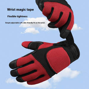 Gants de moto à écran tactile, gants de vélo à doigts complets, respirants, antidérapants, en polyester - Product Image 6