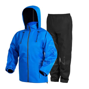 Traje de lluvia para hombre al por mayor de calidad superior traje de lluvia personalizado traje de lluvia de manga larga para hombre - Product Image 1