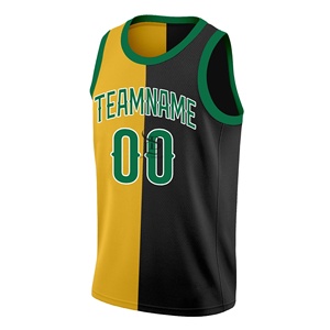 เสื้อบาสเก็ตบอลผ่าหน้าสีดำสีเหลืองสีเขียวเสื้อเบสบอล2025รุ่นใหม่สำหรับผู้ชายเกรดไทย - Product Image 5