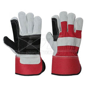 Nuevo estilo de diseño personalizado bajo MOQ guantes de trabajo al por mayor de cuero hecho guantes de trabajo para la venta en línea - Product Image 1