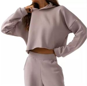 Acid Wash Distressed <b>Raw</b> Hem Hoodie Cropped Bottom Hoodie No Pockets Distressed Hoodie with Cut Bottoms - Product Image 1