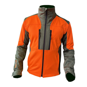 Veste Softshell Haute Visibilité Personnalisable en Gros pour Hommes avec Bande Réfléchissante Coupe-Vent Veste de Sécurité de Travail Softshell - Product Image 2