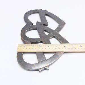 Wholesale customizable heart metal trivet provides a <b>stable</b> protective base that prevents cracks from sudden heat changes - Product Image 4