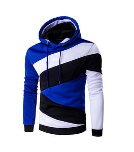 Sudadera con Capucha para Hombre, Estilo Moderno, Multicolor, Manga Larga, de la Mejor Calidad, Transpirable, de Algodón y Felpa, con Triple Color - Product Image 1
