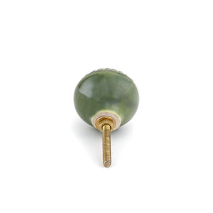 Modern green coler Golder Ceramic <b>Drawer</b> Knob Brass Fittings Handmade Adjustable Decorative Cabinet Pull Bedroom <b>Bathroom</b> Mall - Product Image 3