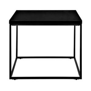 Table basse noire décorative pratique, moderne, du milieu du siècle, facile à assembler - Product Image 1