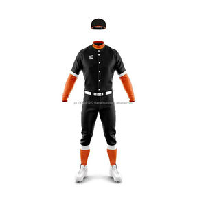Uniformes de Béisbol Personalizados de Alta Calidad 2026, Secado Rápido, para Hombre, con Cuello Alto, en Spandex/Poliéster - Product Image 5