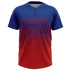 Camisetas de Softbol Personalizadas OEM con Dos Botones, Impresión Digital, 100% Poliéster, Cuello Redondo, Transpirables, Colores de Equipo, Pedidos al por Mayor Disponibles - Product Image 5