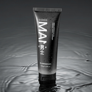 Limpiador <span class=keywords><strong>facial</strong></span> OEM <span class=keywords><strong>para</strong></span> <span class=keywords><strong>hombres</strong></span> con control de aceite 120g/4,23 oz refrescante <span class=keywords><strong>limpieza</strong></span> profunda carbón de bambú aminoácido lavado de cara suave <span class=keywords><strong>para</strong></span> <span class=keywords><strong>hombres</strong></span> - Product Image 1