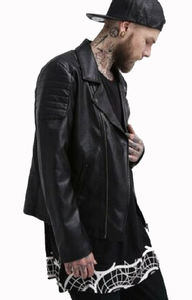 Chaqueta de Motociclista de Cuero Genuino para Hombre, Estilo Casual, OEM, Venta al por Mayor, Anti-UV, Transpirable, Precio de Fábrica - Product Image 3