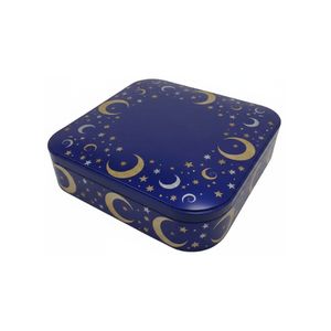 กล่องเก็บขนมทำจากแผ่นดีบุกเกรดอาหาร ปลอดภัยต่อสิ่งแวดล้อม ผลิตตามสั่ง ทนทาน และขนาดปรับได้ - Product Image 1