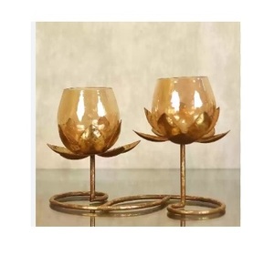 Fancy Home Office <b>Christmas</b> Decorative Set of Two Metal <b>Tea</b> <b>Light</b> Holder Small Size Decorative Handmade Metal <b>Tea</b> <b>Light</b> Holder - Product Image 2