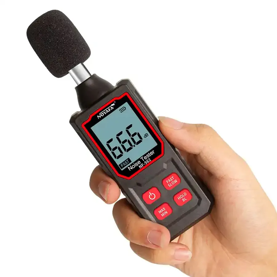 NOYFA NF-562 Professional Decibel Noise Meter Measurement 30-130db Digital Sound Level Meter Volume Sensor