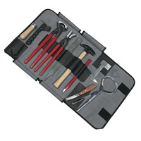 Kit de aseo de herramientas de herradores profesionales, 8 Uds., pinza adecuada, escofina, pezuñas de cuero, bolsa recortadora, cuchillo para pezuña, kit de aseo de herradura