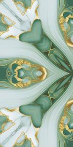 Carrelage en porcelaine aspect marbre blanc scintillant, série Bookmatch, carrelage en porcelaine vitrifiée émaillée (GVT / PGVT) 60x120cm / 24x48 pouces - Product Image 4