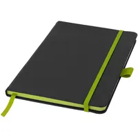 Bloc-notes personnalisé A5 avec bords colorés pour le merchandising