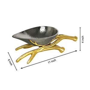 Cuenco decorativo de aluminio martillado en forma de gota, Decoración de mesa, calidad fiable, utensilios de cocina prácticos y esenciales - Product Image 6