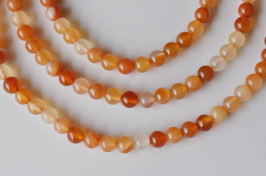 Collier en cristal naturel, perles de cornaline rouge lisses, bijoux en pierre rouge polie, brin lâche, grossiste en pierres précieuses pour la guérison - Product Image 5