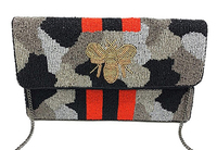 Sac à main de luxe pour femme, en tissu de coton brodé de paillettes et de perles, tendance pour les fêtes, les mariages et les banquets