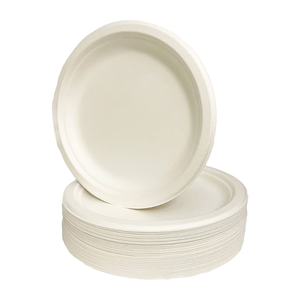 Platos de bagazo de caña de azúcar desechables de primera calidad, biodegradables, ecológicos, para fiestas, disponibles, todos los tamaños, Exportación - Product Image 6