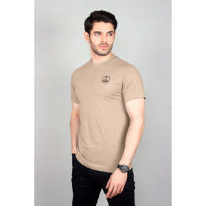 T-shirt col rond GUAZ 100% coton, coupe ajustée, tissu jersey 300 grammes, impression sérigraphique avec étiquette personnalisée, motif logo uni - Product Image 2