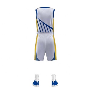 Diseño personalizado Precio barato Jersey de baloncesto en blanco Venta al por mayor Sublimación y bordado Baloncesto uniforme Jersey - Product Image 3