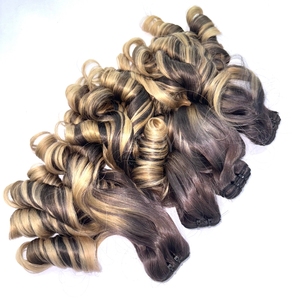 Prix de gros Extensions de cheveux humains vietnamiens rebondissants de haute qualité à couleur personnalisée - Product Image 4