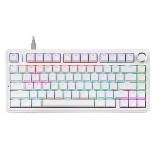 2025 Ecomaker X Aula F75 Có Dây 75% Gasket Không Dây Tùy Chỉnh Bàn Phím Cơ Khí Chuyển Đổi Màu Đỏ Bàn Phím Chơi Game Bàn Phím Cơ Khí - Product Image 1