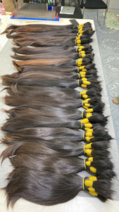 Materia prima vietnamita de alta calidad, cabello humano 100% vietnamita para extensiones de cabello, precio al por mayor, 1 kg, longitud completa - Product Image 2