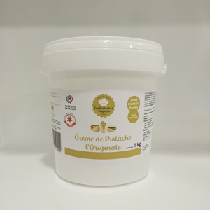 Crema Spalmabile Artigianale di Pistacchio Francese Les Pistaches Toquees di Alta Qualità, Naturale, Senza Olio di Palma, Senza Coloranti, in Vasetto di Vetro - Product Image 1