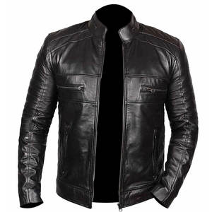 Nouvelle arrivée Veste en cuir tendance de haute qualité pour hommes Veste en cuir Pu pour le vélo, longue durée et de bonne qualité - Product Image 2