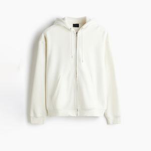 Sudaderas con Cremallera para Hombre de Alta Calidad, 100% Algodón, Felpa, Invierno, Tinte Liso, Transpirable, MOQ Bajo, Moda Superior en Venta - Product Image 6