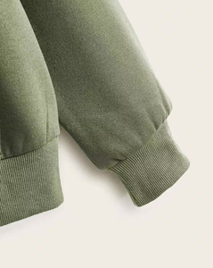 Wholesales Custom Logo Blank 100% Cotton Men's hoodies Custom DTF printed logo solid colour breathable Streetwear men's Hoodies - Product Image 4