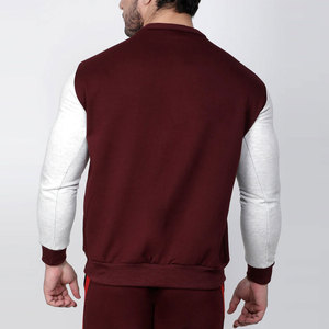 Nueva llegada de los hombres de alta calidad Sweatsuit Top Trending mangas largas en varios colores para el invierno patrón sólido - Product Image 2