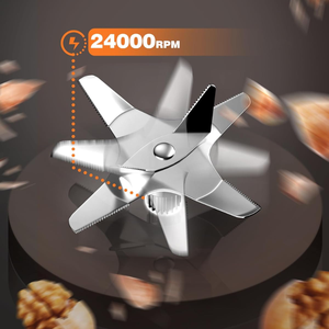 Licuadora de cocina de encimera, licuadora de alta velocidad de 24000RPM con 9 programas One Touch, máquina de leche de soja - Product Image 2