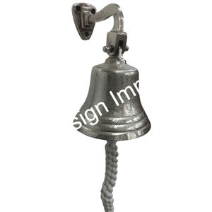 Campana Náutica Decorativa de Aluminio, Artesanía en Metal, Campana de Puerta Hecha a Mano, Última Llegada, Campanas Antiguas, Fácil Instalación - Product Image 1