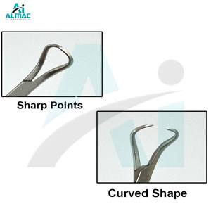 Fórceps de toalla de acero inoxidable ALMAC, instrumento quirúrgico diseñado para un drapeado seguro y uso en procedimientos médicos y clínicos - Product Image 5