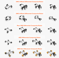 Kit de Diseño Creativo de Robot Inteligente |   Regalo Tecnológico |   Conjunto de aprendizaje |   Programación de Robots |   ESP32 |   Aleación |   Edición Estándar Veinte en Uno