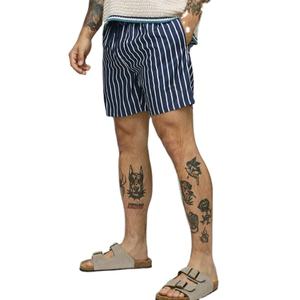 2025 Premium personnalisé hommes été coton exercice Shorts non tissé tissage solide motif fabricant maillots de bain Services - Product Image 1