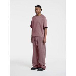 Survêtements d'été pour hommes Couleur personnalisée avec le dernier design Bon matériau Respirant et populaire Services OEM Motif solide - Product Image 2