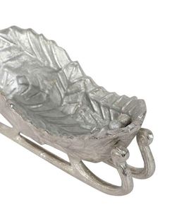 Plateau décoratif argenté de casse-croûte de chariot de père Noël de style américain de haute qualité au prix concurrentiel - Product Image 3