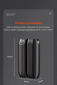 2024 giáng sinh ngày Valentine Ý tưởng quà Tặng biểu tượng tùy chỉnh 2 gói chia mùa đông điện tử có thể sạc lại Pocket Tay hâm nóng ngân hàng điện - Product Image 5